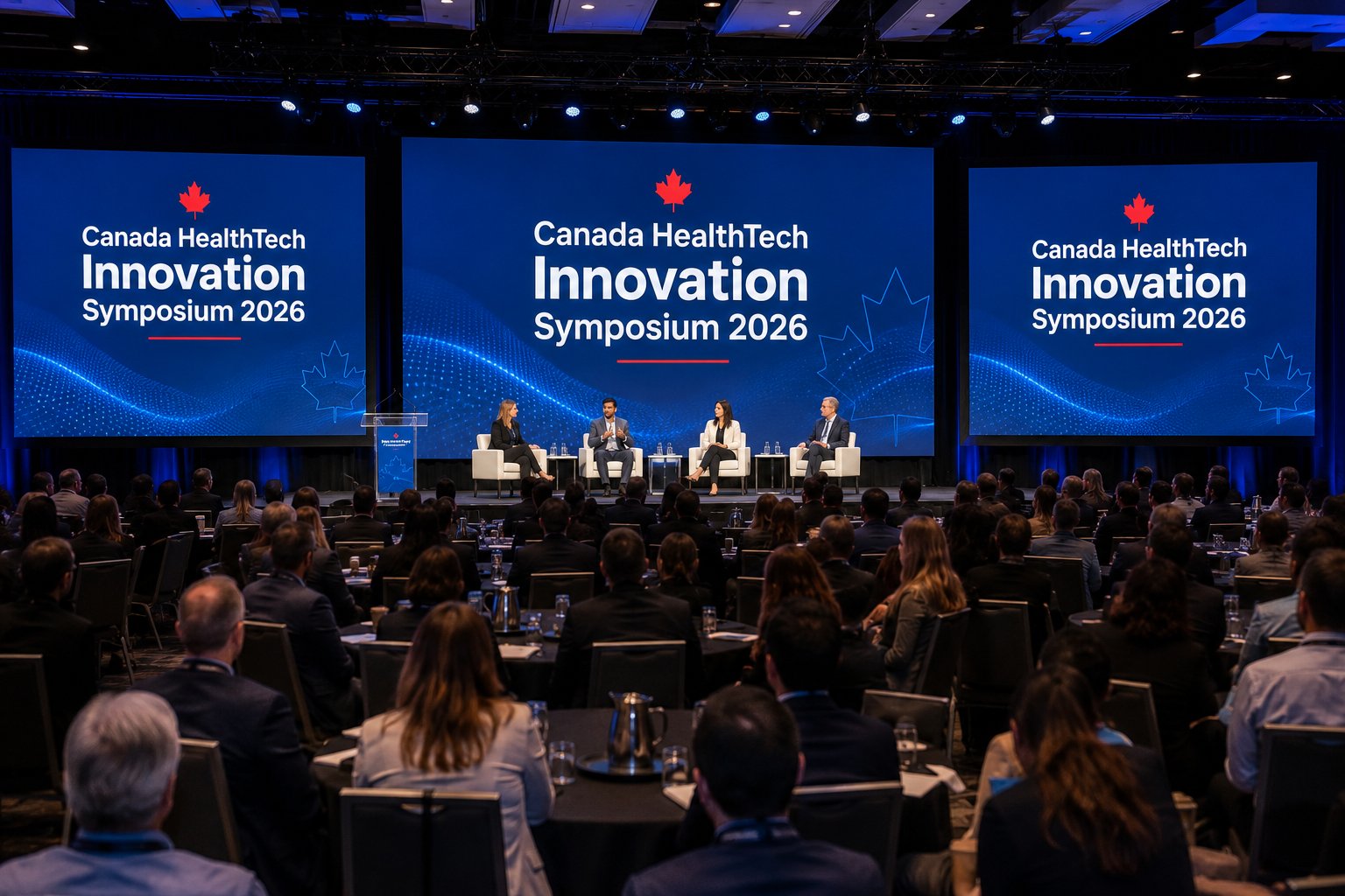 Canada HealthTech Innovation Symposium 2026 — panel session at Calgary TELUS Convention Centre