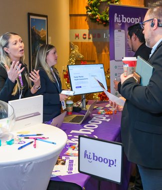 Exhibition floor networking
