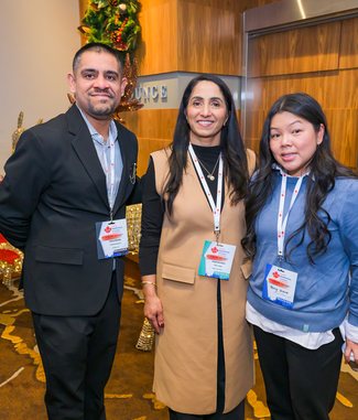 Delegates connecting at CHTIS